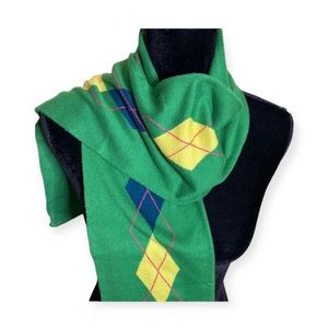 Target Green Argyle Scarf